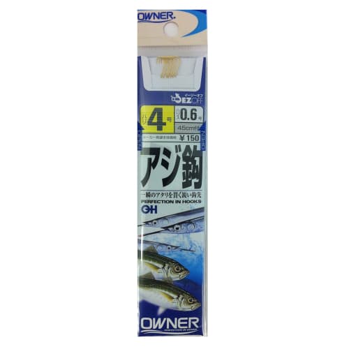 

OWNER 20022 Horse Mackerel Hook with Thread 4-0.6 Fishhook
