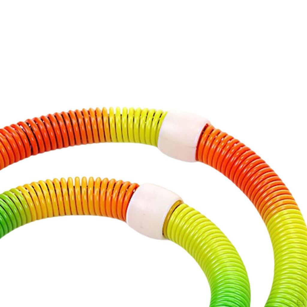 Hula Hoop de Fitness Lesté en PVC Confortable et Portable de 160 cm Équipement d'Entraînement Abdominal pour Hommes