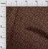 oneOone Cotton Flex Brown Fabric Batik Diy Clothing Quilting Fabric Print Fabric By Yard 40 Inch