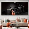 Unframed Canvas Poster, Modern Art, Musical Instruments Wall Art, Ideal Gift For Bedroom Living Room Corridor, Wall Art,