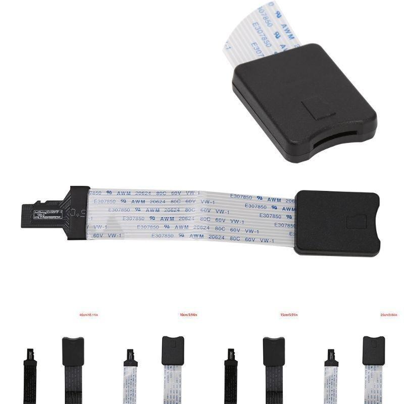 Premium Quality Tf To Micro Sd Card Extension Cable Flexible Adapter For Phones And Gps