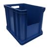 Container with Inspection Window 400x300x320 Blue