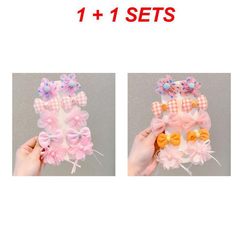 

2/3/4 НАБОРА Заколка для челки для волос Цветок Заколка-карточка для волос Бант Заколка для волос