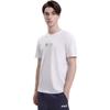 Fila 2023 New Summer Casual Solid Color Versatile Knit Short Sleeve T-Shirt Men Tops White F11M338101FWT