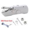 Handheld Sewing Machine Portable Mini Electric Sewing Machine Quick Hand Home Sewing Tool DIY Apparel Supplies Arts Crafts