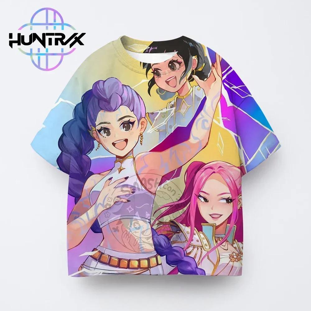 T-Shirts Girls Children's Cartoon Printed Fashion Short Sleeve T-Shirt Casual Fashion Summer Girls Short Sleeve Clothing Top