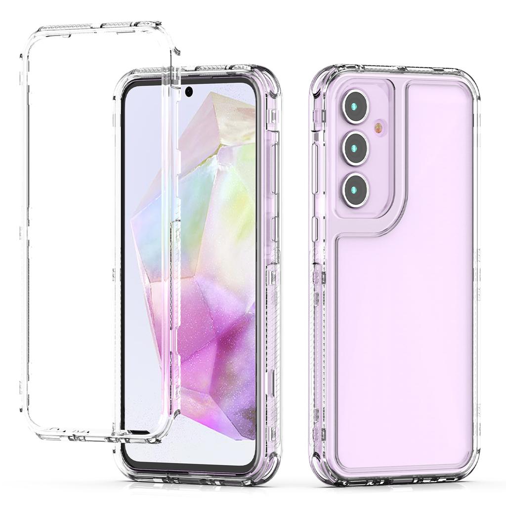 For Samsung Galaxy A35 5G Case Acrylic+TPU Crystal Clear Phone Cover