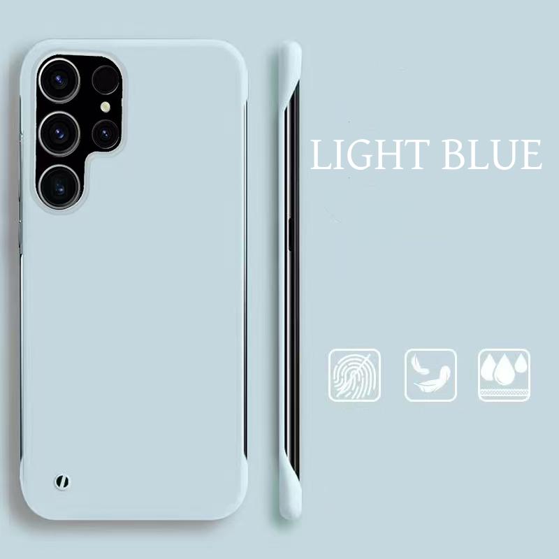 Ultra Slim PC Frameless Case For Samsung Galaxy A73 A55 A54 A53 A52 A51 A34 A33 A32 A31 A24 A23 Colorful Matte Hard Phone Cover