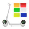 Electric Scooter Left Right Front Wheel Rflective Sticker Safety Warning Dustproof Stickers Increases Reflective Strips