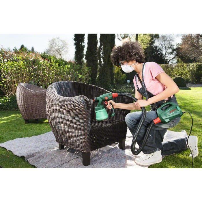 Bosch Paint Sprayer - Pfs 1000 - 410 W - Flow Rate : 0 - 100 Ml/min - Tank : 800 Ml - Flexible : 1.3 M