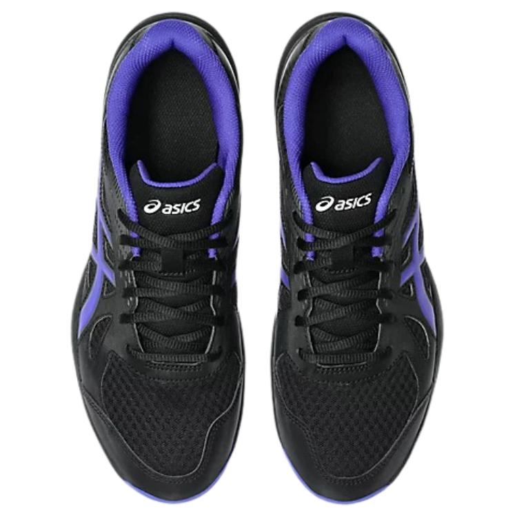 Asics Upcourt 6 Comfortable Durable Breathable Volleyball Shoes Men Sneaker Black Blue 1071A104-003