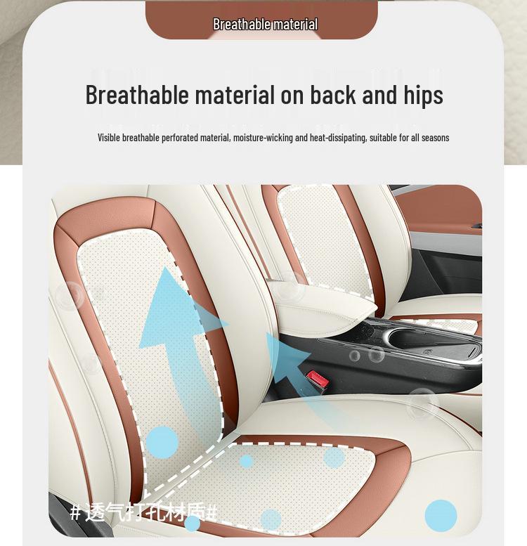 2024 JAC Yiwei 3 Full Leather Car Seat Cover, Four Seasons Universal, Full Surround Design