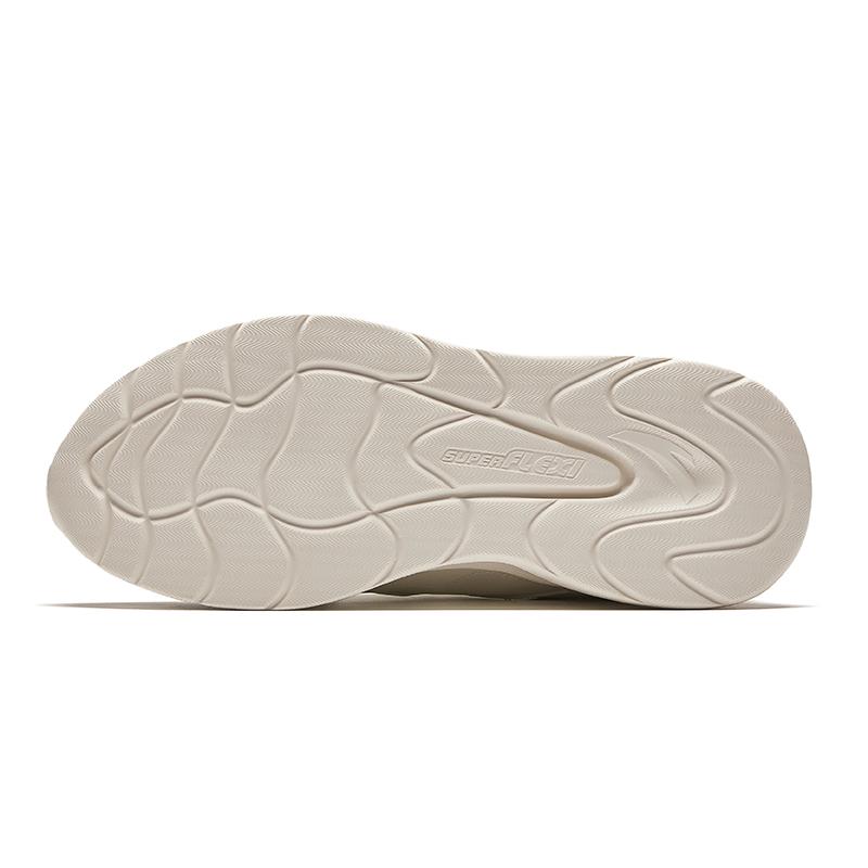 Anta Comfortable Versatile Non-Slip Wear-Resistant Low-Top Casual Shoes Men Sneaker Light-Gray 912438808-6