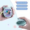Silicone Case Compatible Tamagotchi Pix Virtual Pet Game Machine, Protective Cover For Tamagotchi Pix With Strap(light Blue,2pcs)