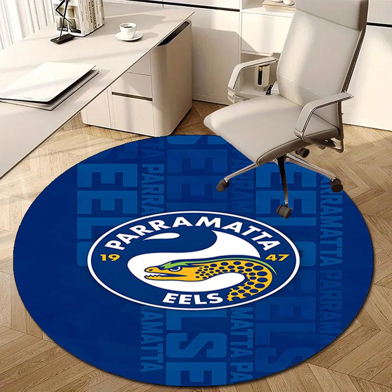 1pc Football Team (20) Design Printed Area Round Carpet for Bedroom Living Room Home Decor Rugs Mat Non Slip Mat Rug for Bedside