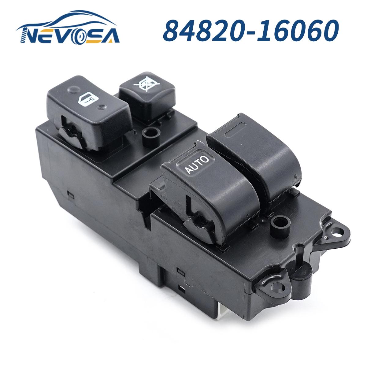 NEVOSA 84820-16060 Left Side Electric Power Car Window Master Switch For Toyota Pickup T100 Tacoma Paseo Tercel Camry 8482016060 84820-16060