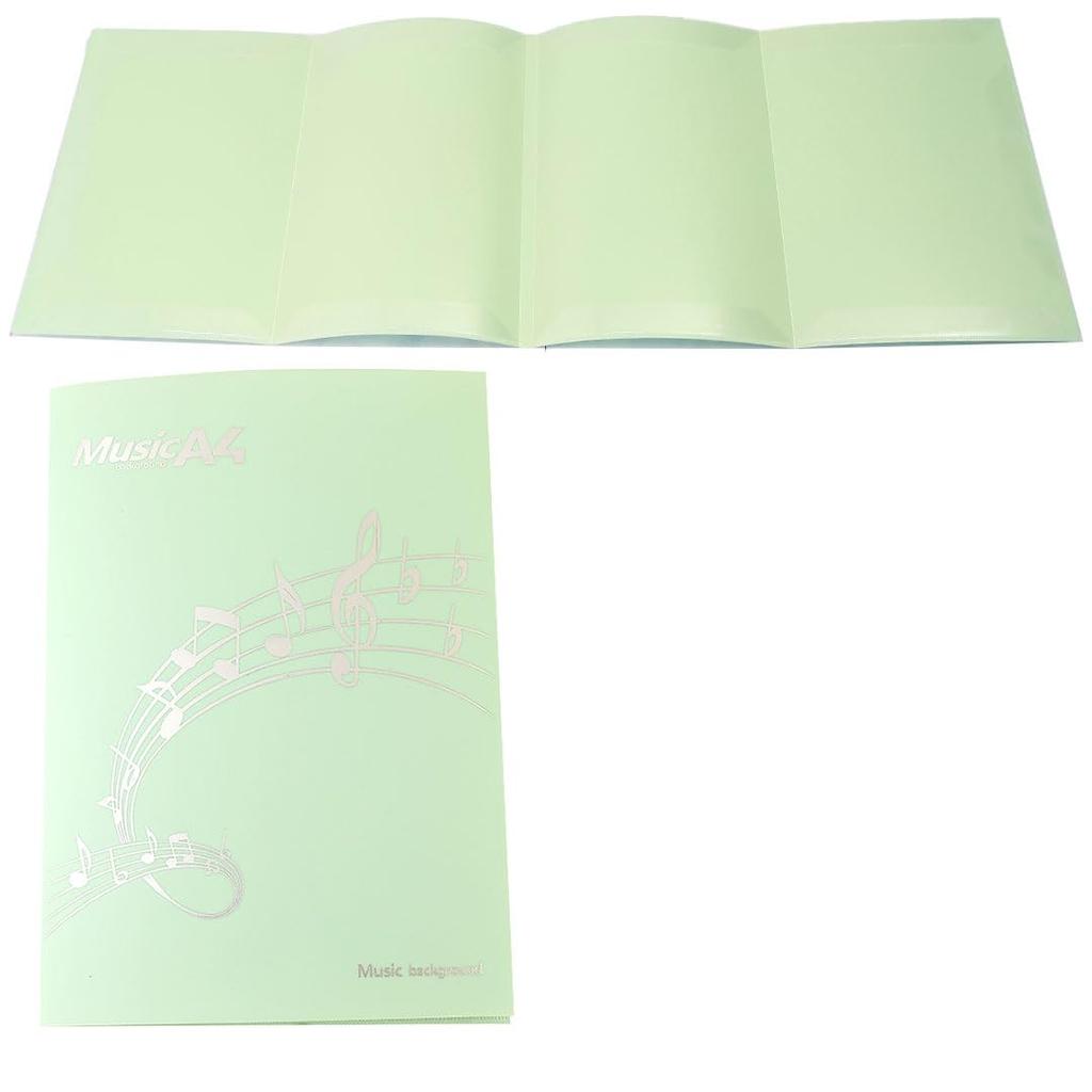 Sheet Music A4 6 No Page Turning Sheet Piano Sheet Music Holder File, Size, 4-Sided, Pages, Required, Writeable, Non-Reflective, Music, Accompaniment,