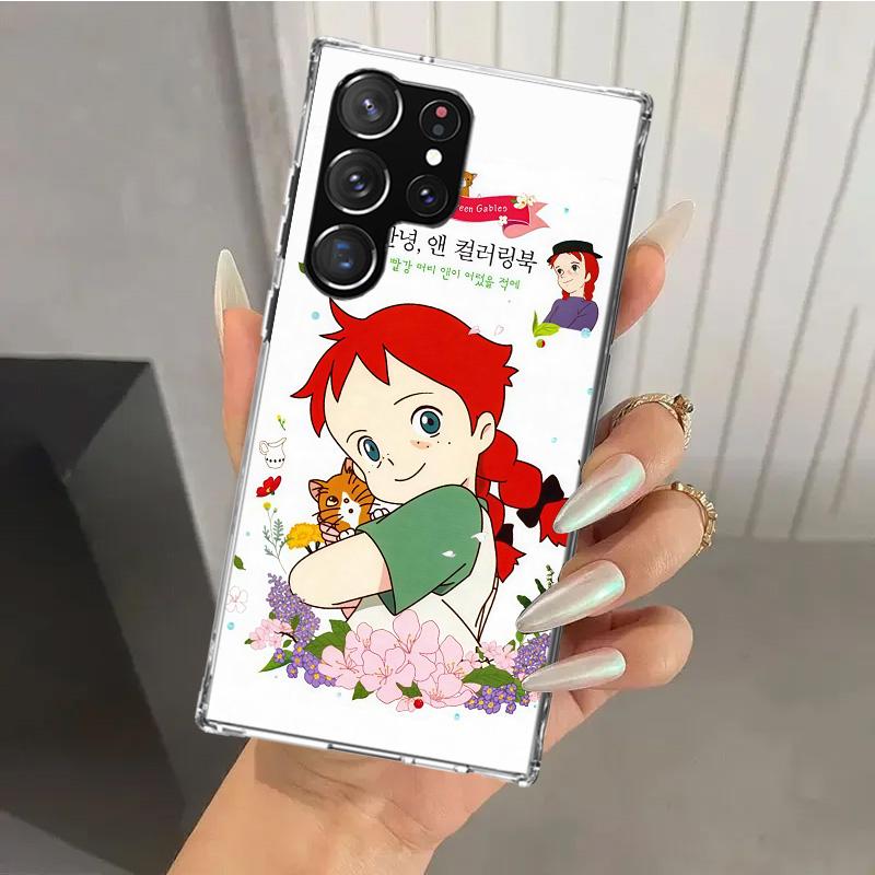 A-Anne Of Green Gables Shirley Phone Case for Samsung Galaxy S26 S24 S23 Ultra S25 Edge S22 S21 Plus S20 FE + Soft Print Shell F
