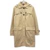 Hooded Trench Coat Light Beige Women Used