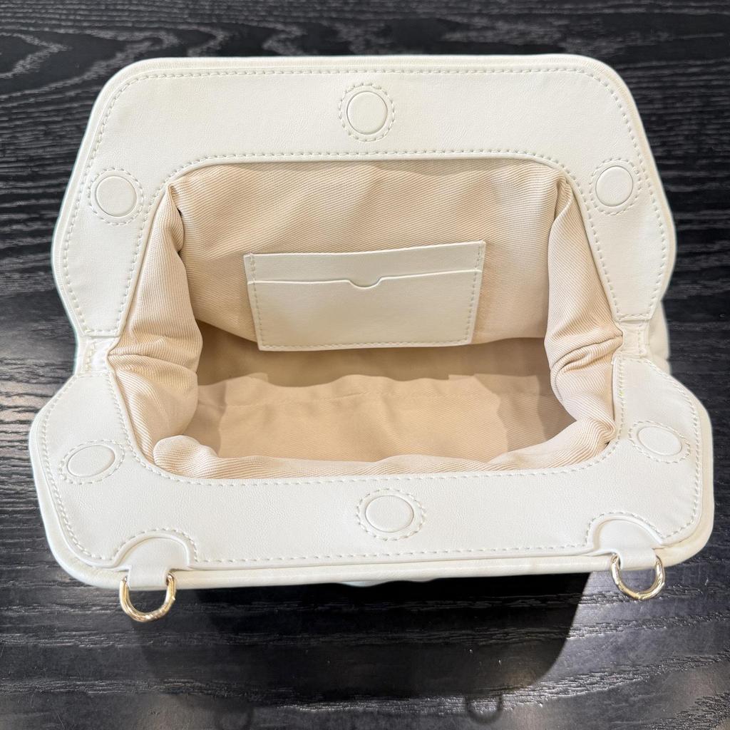 Women's Fashionable Pleated Underarm Clutch & Crossbody Bag