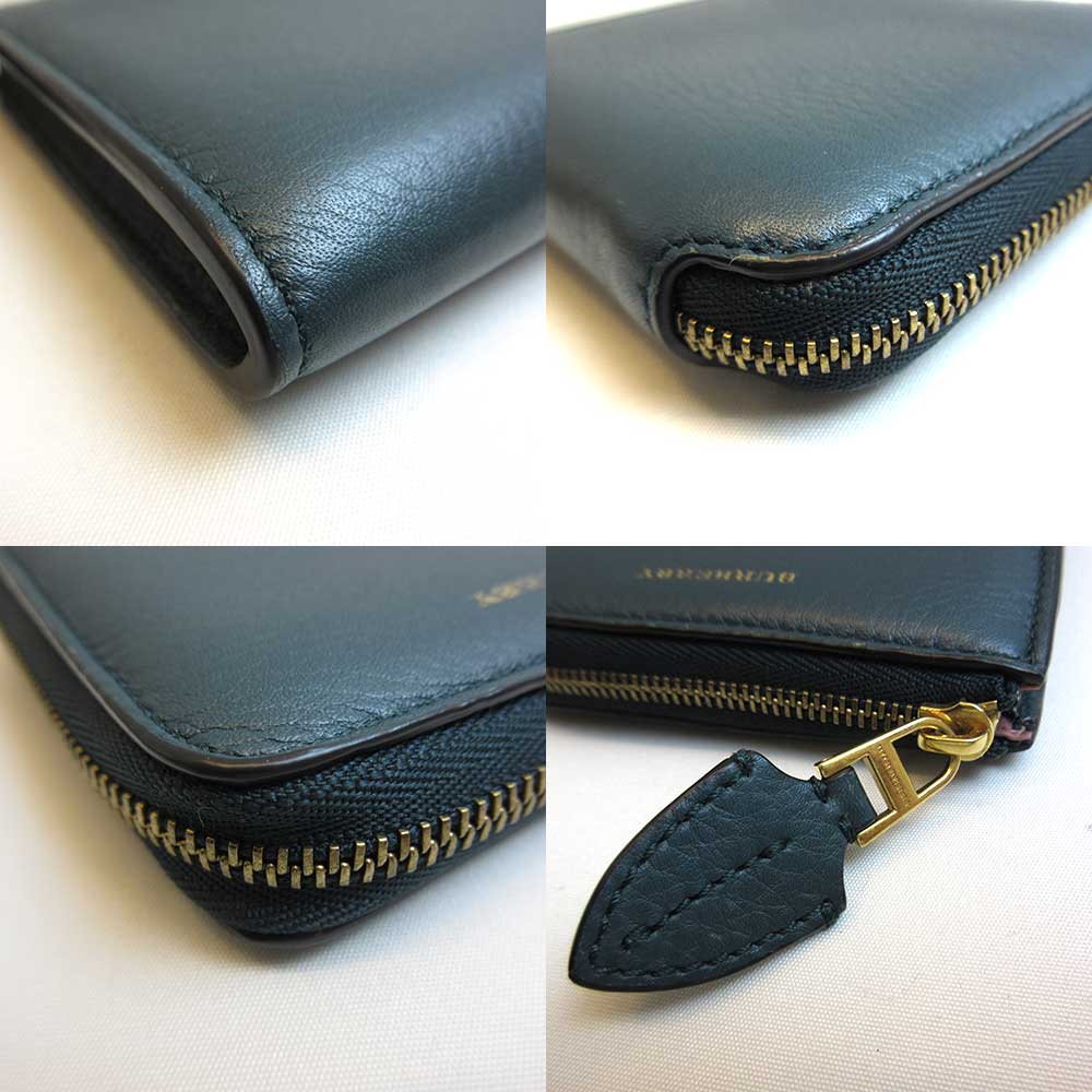 Used BURBERRYCoin case Cowhide unisex