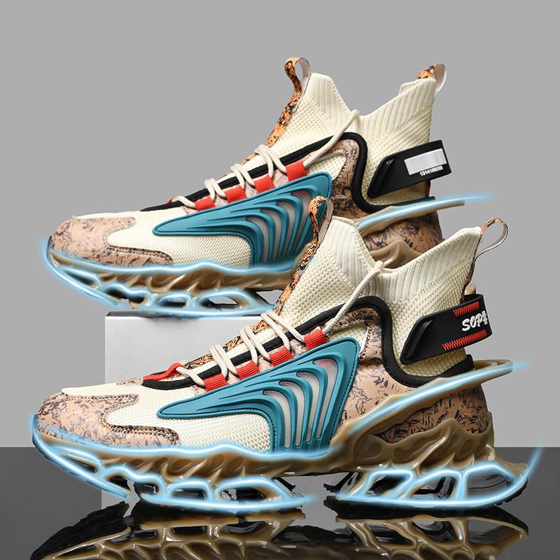 Men's Summer Breathable Mesh Versatile Non-Slip Dad Sneakers Youth Casual Running Shoes