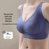 Plus Size Seamless Full-Cup Bra: Minimizing, Anti-Sagging, Adjustable Support for Large Busts.