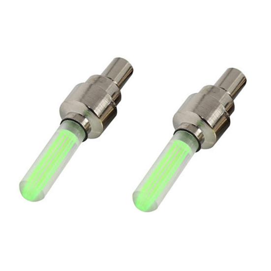 2Pcs LED Firefly Valve Stem Light Set Super Bright Waterproof Mini Size Universal Simple Installation Valve Stem Lights