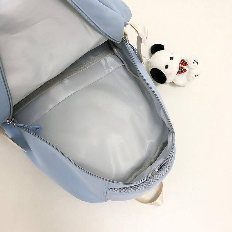 Dámský batoh Color Block pro studenty střední školy Schoolbag Star Velkokapacitní batoh