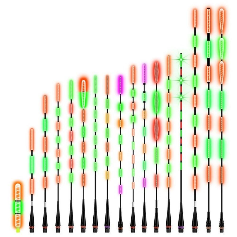 2pcs Super Bright Luminous Float Ultra Sensitive Electronic Floats  Night Fishing