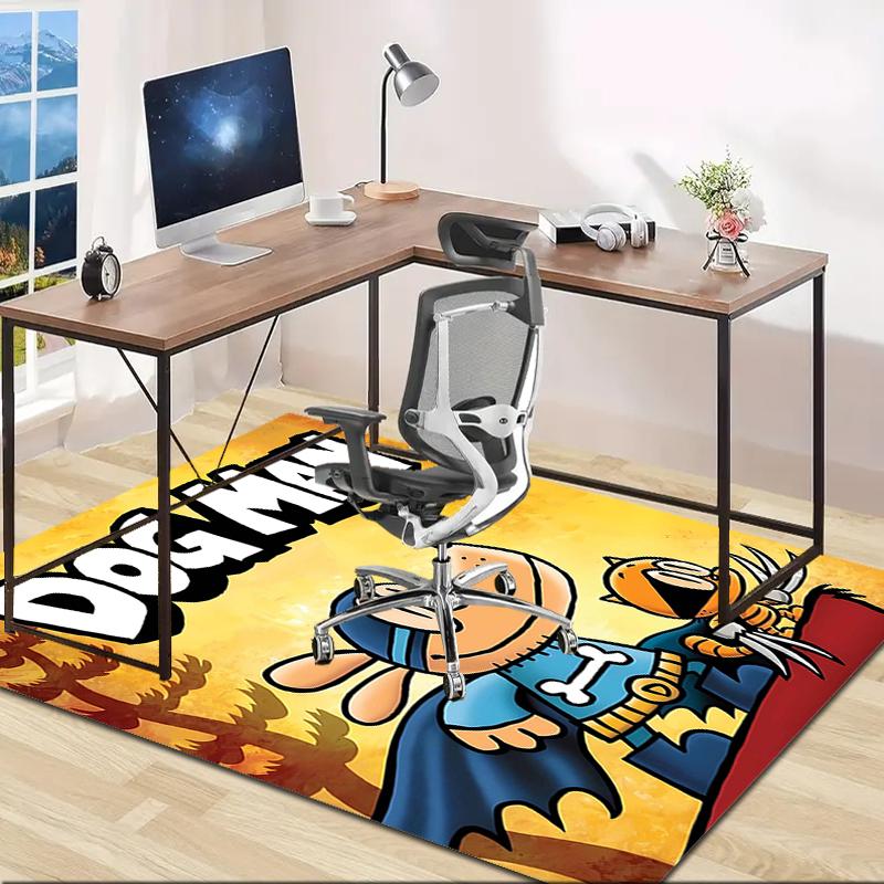 1pc DogMan1 Design Area Rug - Non-Slip, Soft & Cozy Floor Mat for Living Room, Bedroom, Office - Indoor/Outdoor Decorative Carpet
