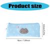 Star Pattern Pencil Case Double Layered Pen Pouches 2 Compartment Pencil Organizers Bag for Student Boy Girl School
