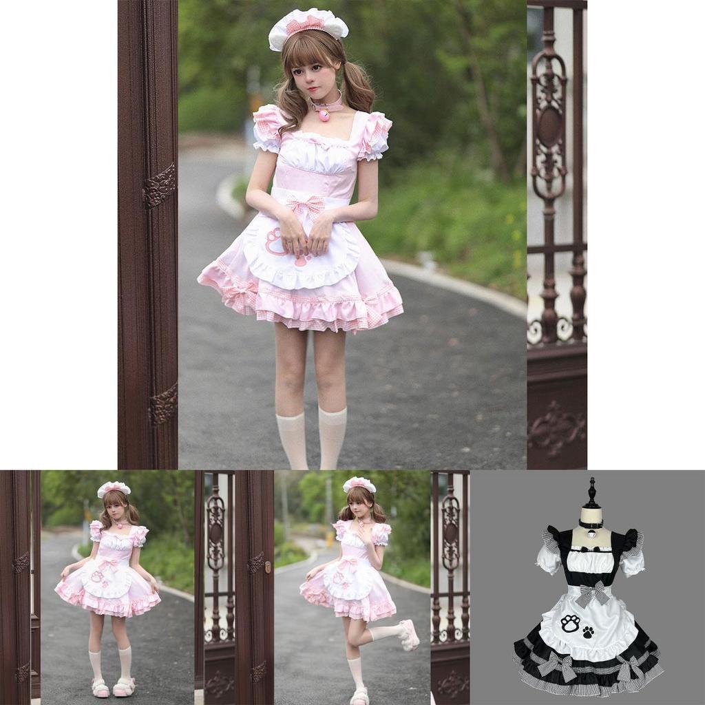Cute And Classic Maid Costume Set For Cosplay Perfect For Anime And Games