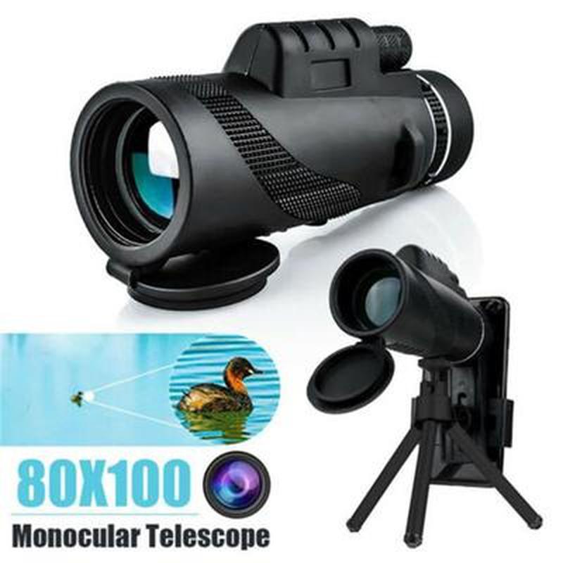 

80x100 Full HD Монокуляр Телескоп Телефон Камера Зум Зіркоскоп Спостереження за птахами Option 1