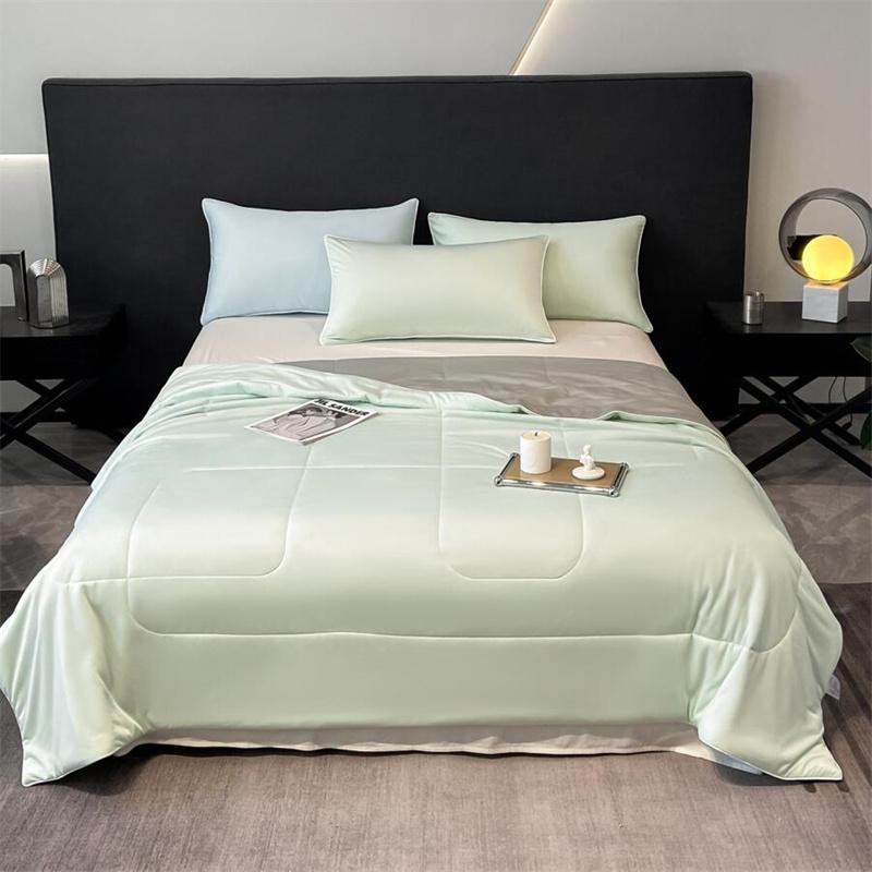 

Высококачественное охлаждающее одеяло, холодная ткань поглощает тепло тела, мягкое кондиционирующее одеяло, гладкое легкое летнее одеяло 200x230cm