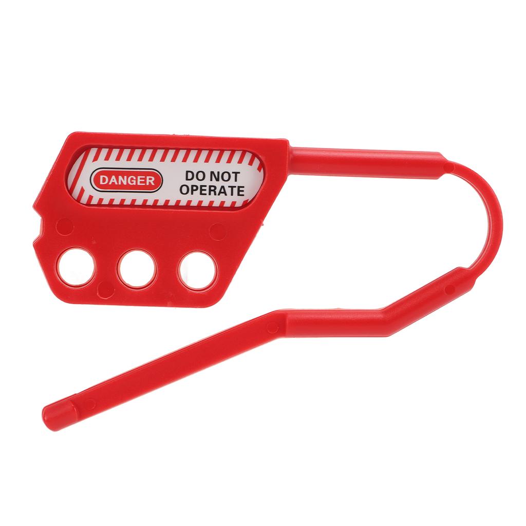 Safety Hasp Lock 3 Holes Design Good Flexibility Small Portable Safer Industrial Nylon Hasp Lock