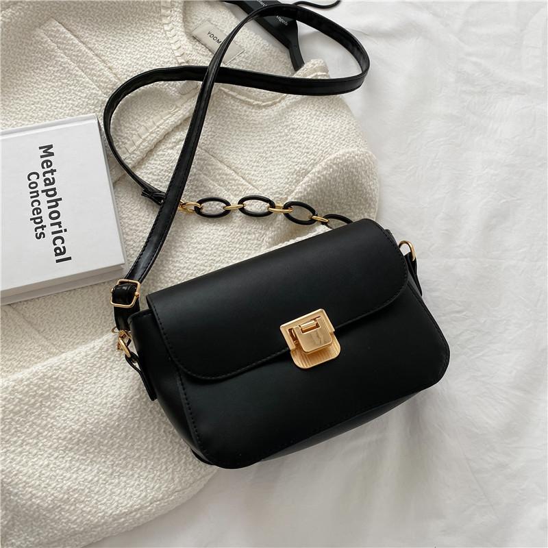 

Urban Chic Soft Saddle Bag 2021 Trendy Mini Shoulder Crossbody For Stylish Girls чорний