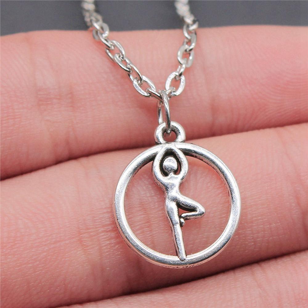 OM Jógový náhrdelník na krk 43cm řetízek Dámské šperky Plážové Boho věci