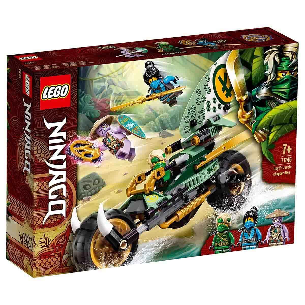 

LEGO Ninjago Мотоцикл Ллойда в джунглях 71745, Игрушка, Конструктор, Подарок, Мотоцикл ниндзя, Для мальчиков, От 7 лет
