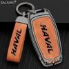 Leather Car Key Cover Case Bag Shell Holder Fob For Great Wall Haval Hover H1 H4 H6 H7 H8 H9 F5 F7 F7X H2S Gmw Coupe Accessories