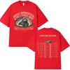 Bruce Springsteen Land of Hope Dreams Tour 2026 Merch T Shirt Unisex Fashion Cotton Short Sleeve T-shirt Hip Hop Clothing Tshirts