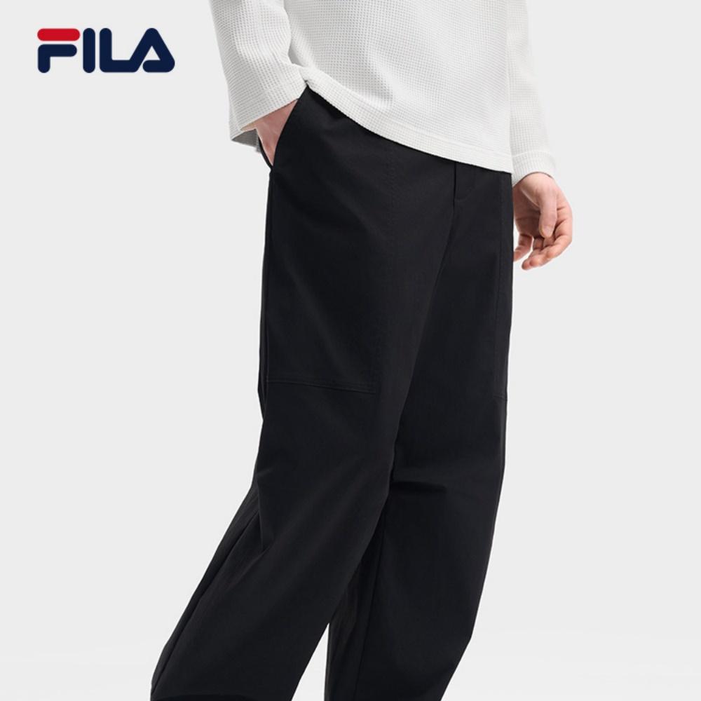 FILA Original Simple Fashion Versatile Casual Pants Men bottoms Black F11M639805FBK