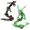 80cm Green Rayquaza Black Dragon Plush Toys Stuffed Doll Kids Birthday Gifts