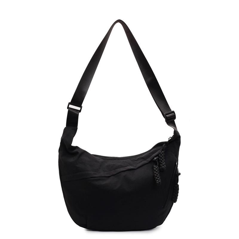 Dumpling bag women's bag messenger bag large-capacity commuter bag 2025 new shoulder sports leisure backpack cloth bag women
