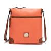 Dámská taška Vintage Pebbled Lychee Grain Textura Crossbody taška Vícebarevná dámská taška