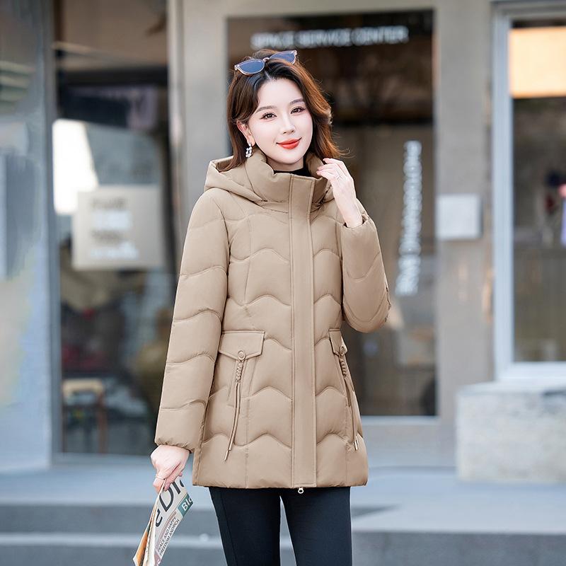 Winter Cotton-padded Jacket for Women, Long, Fashionable, Loose Down Cotton Jacket, Warm Cotton-padded Jacket