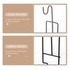 Tea Cup Saucer Rack Coffee Mug Holder Metal Display Stand Stable Storage Shelf Multipurpose Organizer for Plates Cups Mugs
