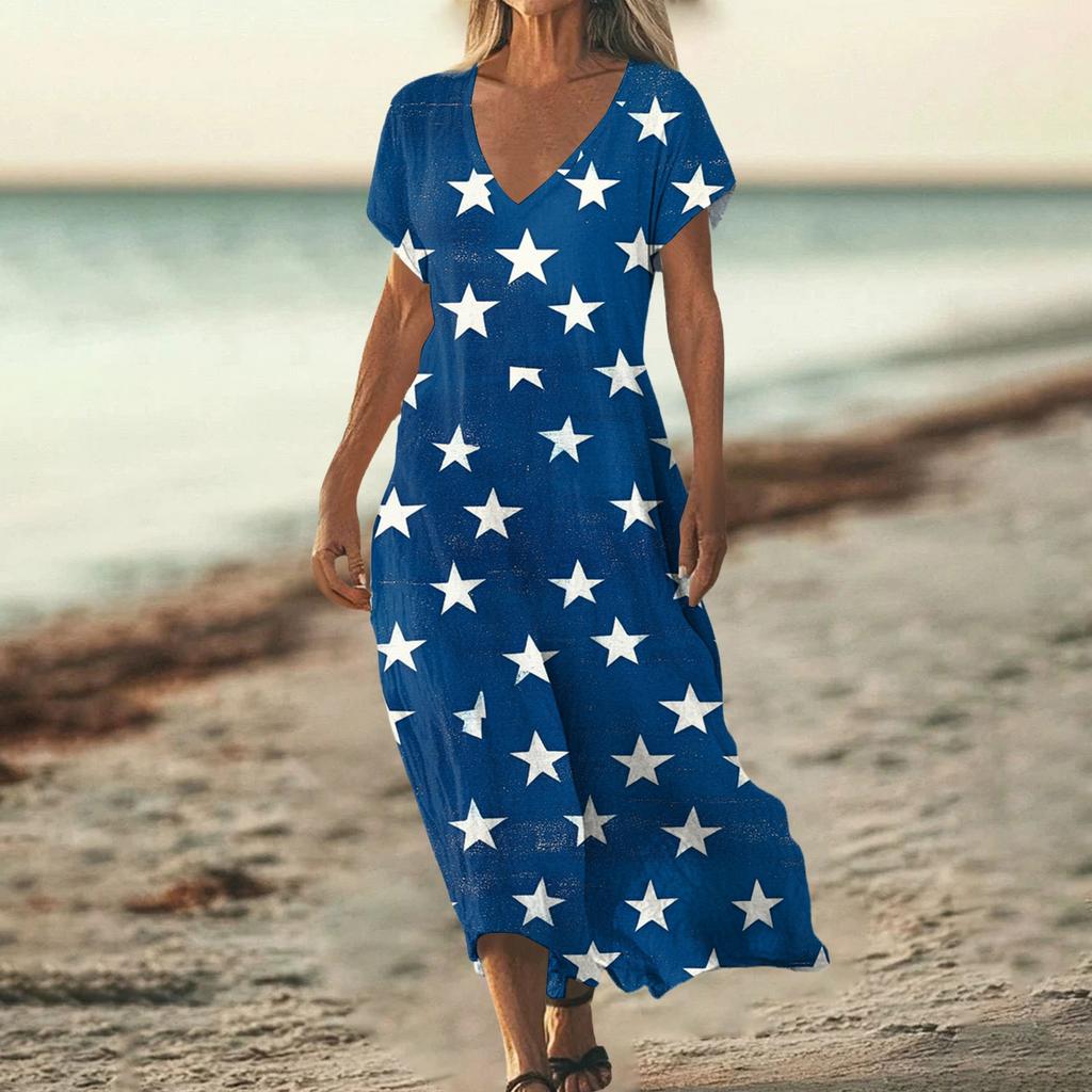 Flag Dress for Women 4Th Of July Dresses for Women Patriotic Dress for Women Dress for Women Flag Dress