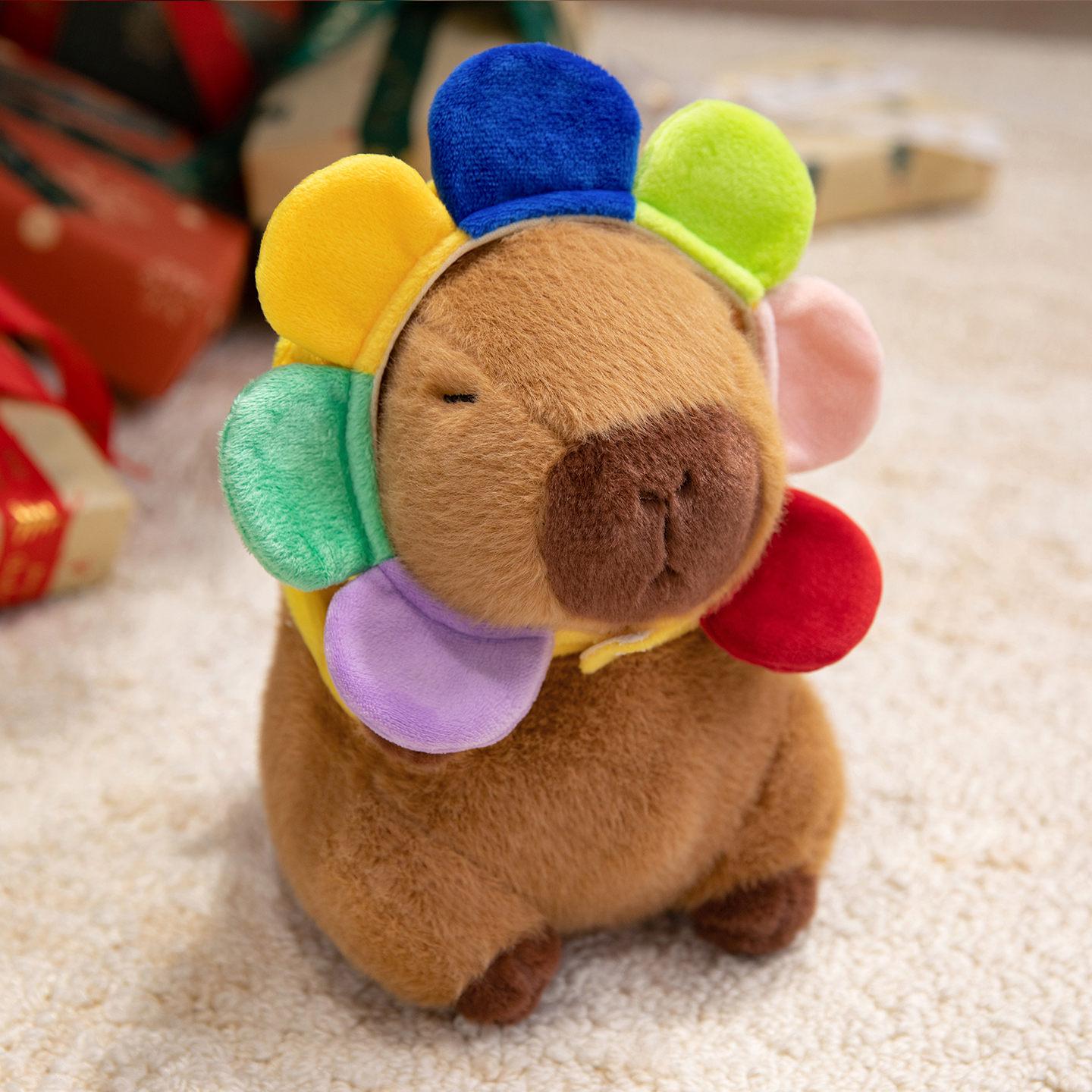 

20cm Cute Toast, Sunflower, Beer Capybara Plush Toy Adorable Stuffed Heronsbill Capibara Dolls Birthday or Holiday Gift for Kids 20cm