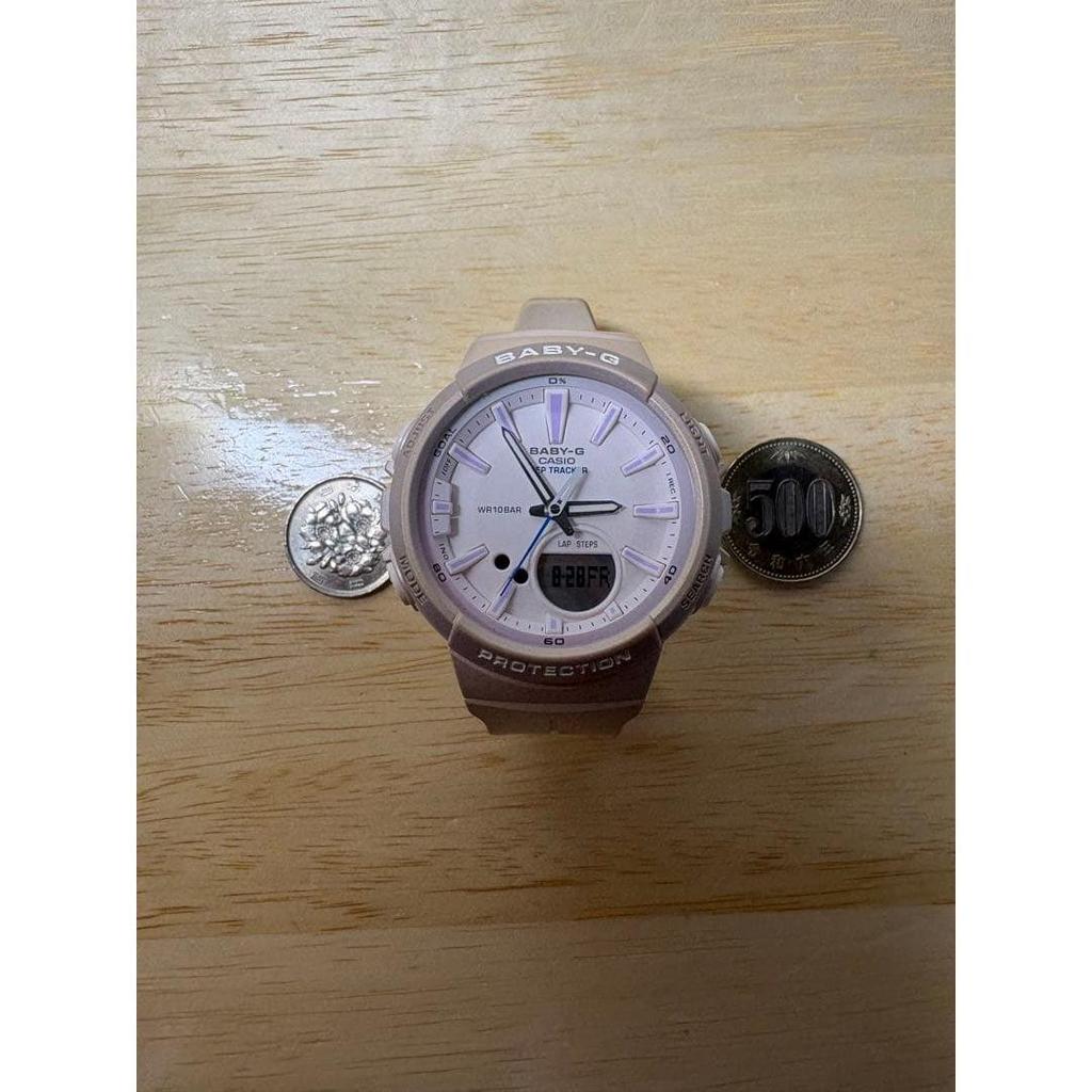 Used CASIO BABY-G STEP TRACKER Pink, Working Condition